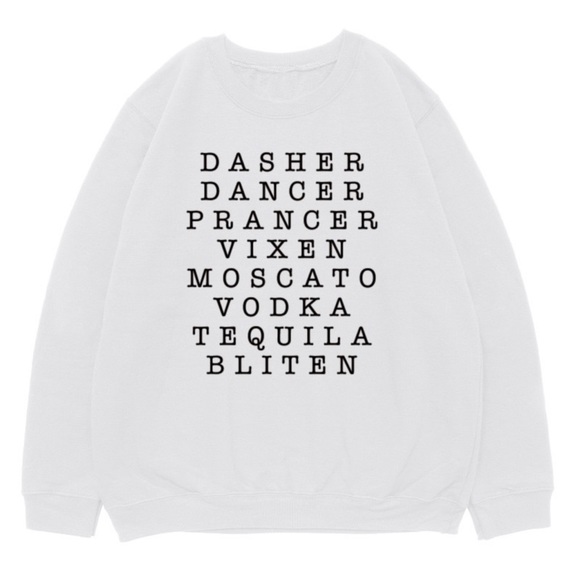 Imani Amaris Tops - •Another Lit Christmas• Sarcastic Funny Graphic Sweatshirt